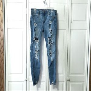 Hollister High-Rise Super Skinny Jeans Size 3Long